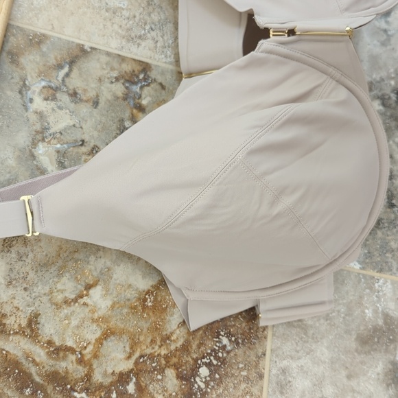 42H Nude Ploomage Robin Front Close Adjustable Strap Bra Surgery - Picture 4 of 9